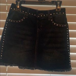 Girls justice studded skirt